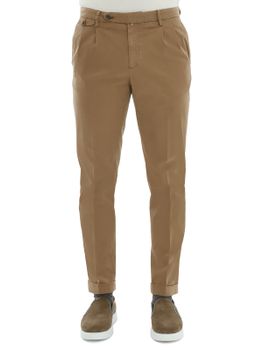 Pantaloni Briglia 1949 Tencel-Cotone Marrone
