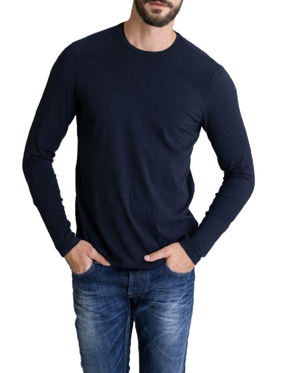 t-shirt-majestic-filatures-smooth-touch-blue