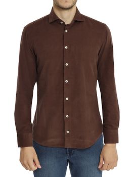 Shirt Bastoncino Corduroy Brown