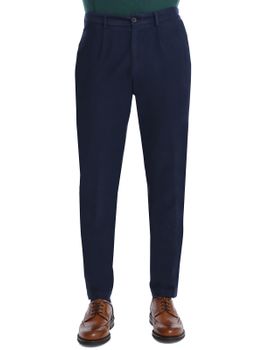 Pantaloni Devore Incipit Fustagno Blu