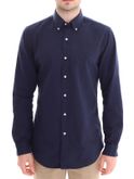 camicia polo ralph lauren seerusucker blu