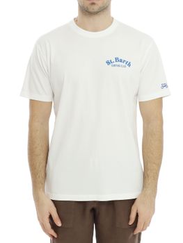 T-Shirt MC2 Saint Barth Stampata Bianco