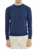 fleece magazzino ricambi pima cotton blue