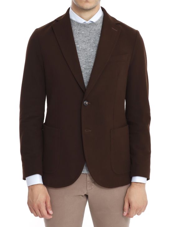 blazer-circolo-1901-cashmere-touch-brown