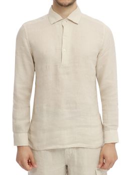 Camicia MC2 Saint Barth Raphael Beige