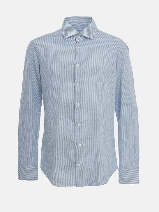 shirt-bastoncino-linen-cotton-blue