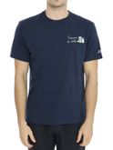 t-shirt mc2 saint barth portofino blu