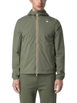 Giubbino K-Way Jack Stretch Nylon Jersey Verde
