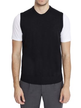 Gilet Pendolum Merinos Nero