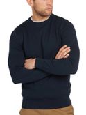 maglione barbour girocollo blu