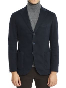 Giacca Santaniello Cotone Blu