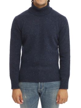Sweater Kangra Tweed-Effect Blue