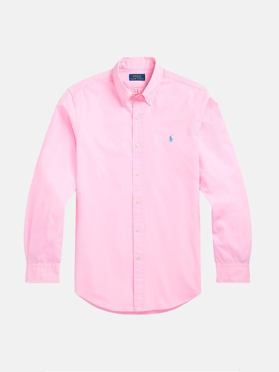 shirt-polo-ralph-lauren-twill-pink