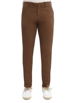 Pantaloni Briglia 1949 Micro Canvas Marrone