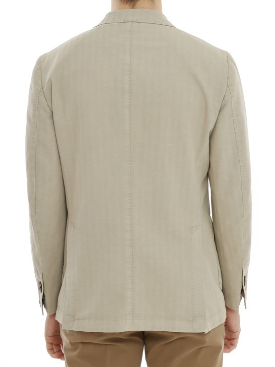 blazer-santaniello-micro-herringbone-brown
