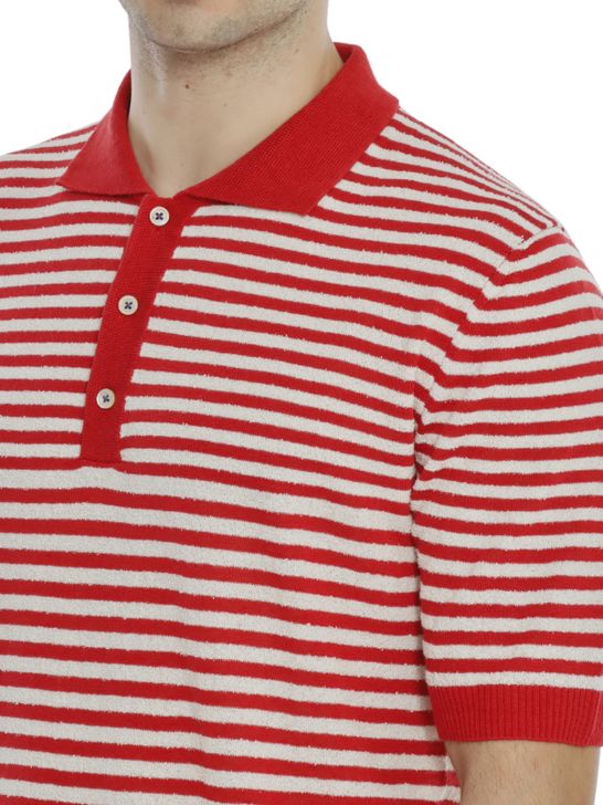 polo-gallia-righe-rosso-north-90