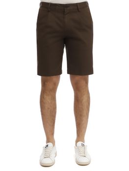 Bermuda Devore Incipit Pima Cotton Marrone