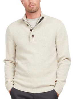 Sweater Barbour Half Zip Grey