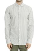 shirt bastoncino seersucker green