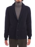 cardigan filippo de laurentiis merino blue