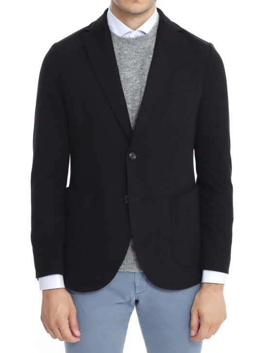 blazer-circolo-1901-cashmere-touch-black