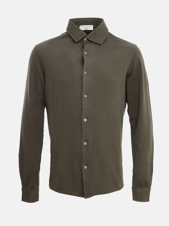 shirt-filippo-de-laurentiis-pique-brown