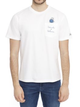 T-Shirt MC2 Saint Barth Austin Bianco