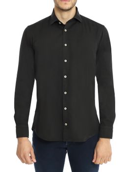 Shirt Bastoncino Gabardine Black