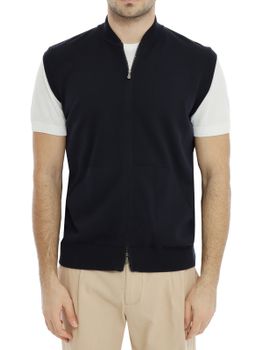 Gilet Filippo De Laurentiis Bomber Blu