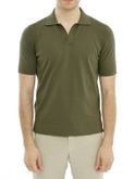 polo filippo de laurentiis crepe verde