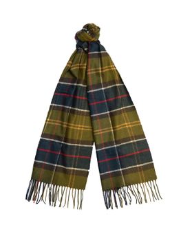 Sciarpa Barbour Yaxley Tartan Verde