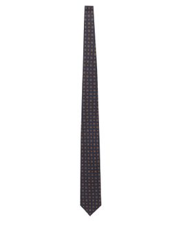 Tie Holliday & Brown Twill Blue