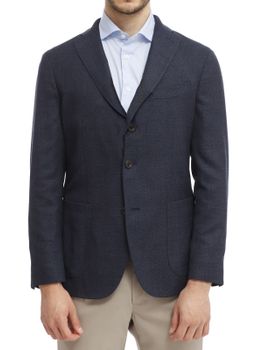Blazer Boglioli Light Crepe Blu