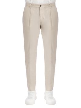 Trousers Devore Incipit Cotton Beige