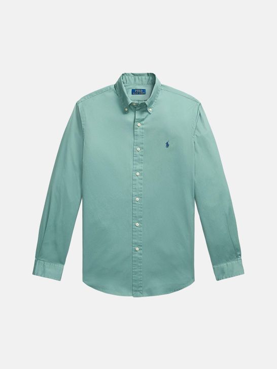 camicia-polo-ralph-lauren-twill-verde-710b20512-009