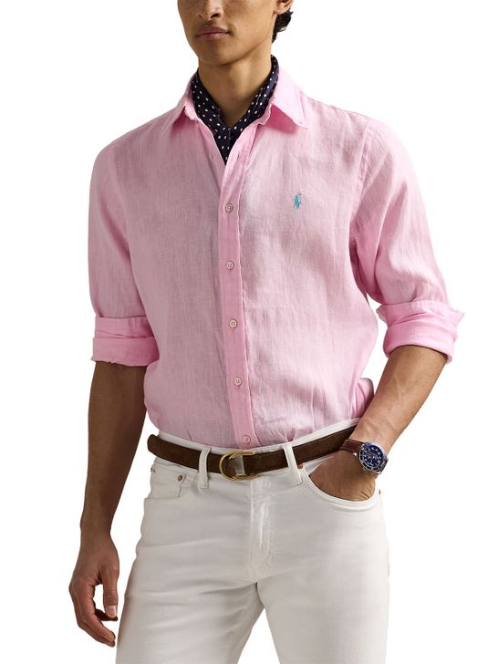 camicia-polo-ralph-lauren-lino-rosa-710968915-002