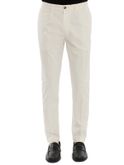 trousers devore incipit cotton white