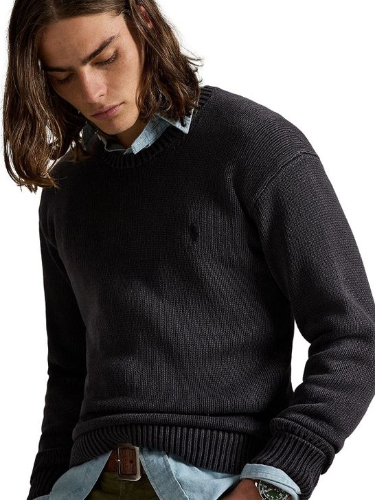 maglia-polo-ralph-lauren-cotone-nero-710981614-001