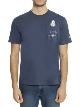 T-Shirt MC2 Saint Barth Connor Blu