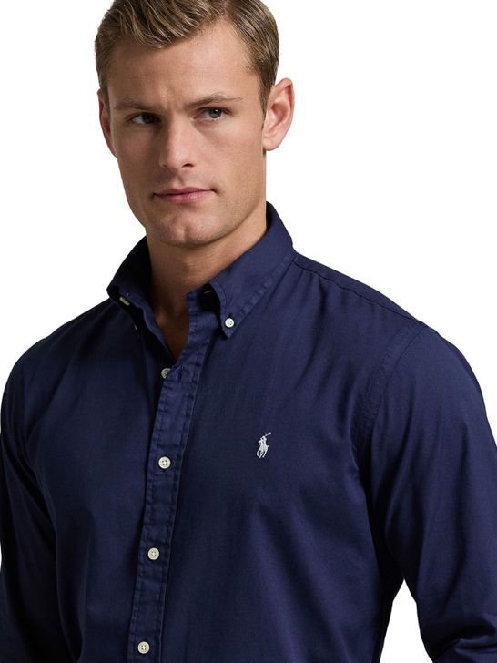 shirt-polo-ralph-lauren-twill-blue