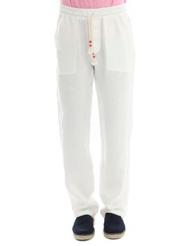 Trousers MC2 Saint Barth Calais White