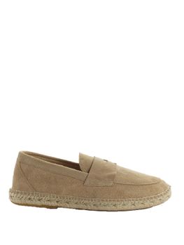 Mocassini Abarca Suede Beige
