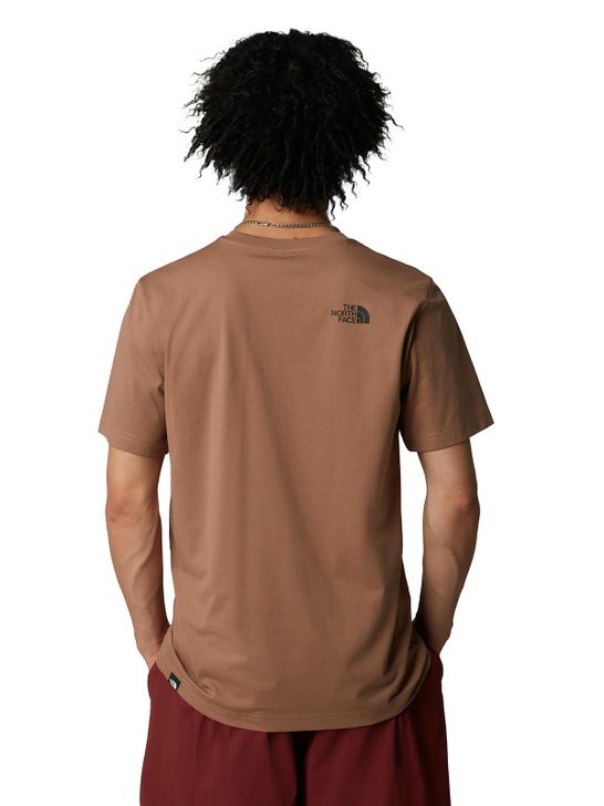 t-shirt-the-north-face-fine-tee-brown