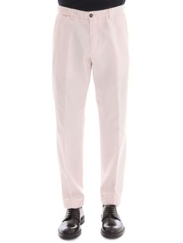 Pantaloni Briglia 1949 Cotone-Lino Rosa