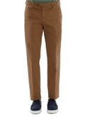 pantaloni briglia 1949 raso marrone