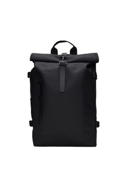 Zaino Rains Rolltop Rucksack Large Nero
