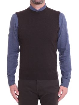 Gilet Filippo De Laurentiis Marrone