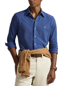 Shirt Polo Ralph Lauren Mesh Blue