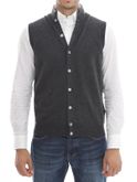 vest filippo de laurentiis grey
