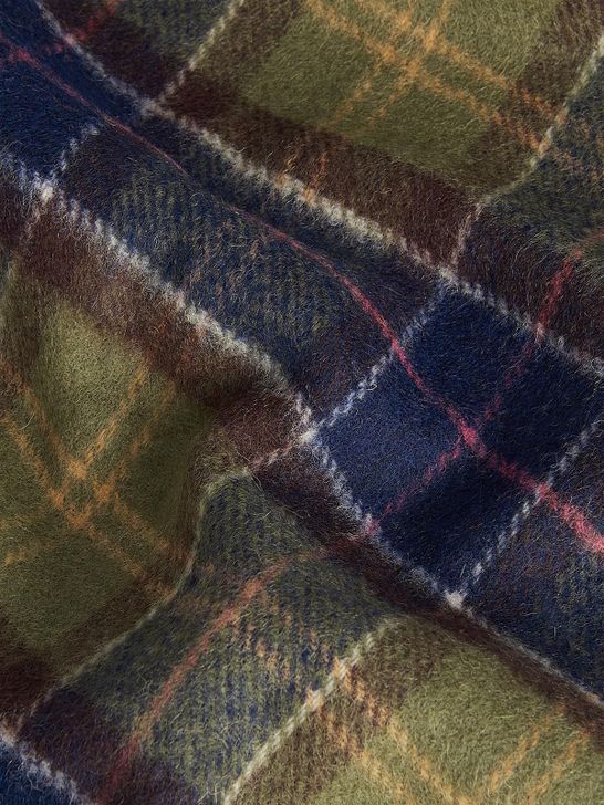 scarf-barbour-tartan-green